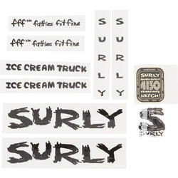 Surly Ice Cream Truck Frame Decal Set